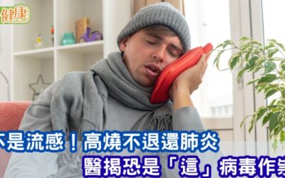 不是流感!高燒不退還肺炎 醫揭恐是「這」病毒作祟