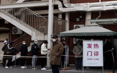 北京疫情快速蔓延 發燒就診者一週暴增16倍