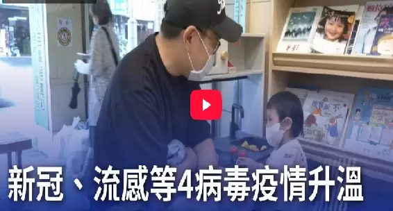 新冠、流感等4病毒疫情升溫 醫：容易造成交叉感染